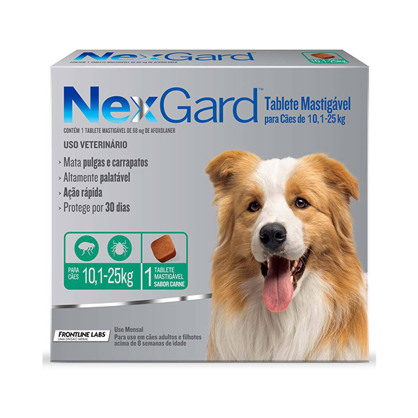 NexGard - Cães de 10,1-25kg